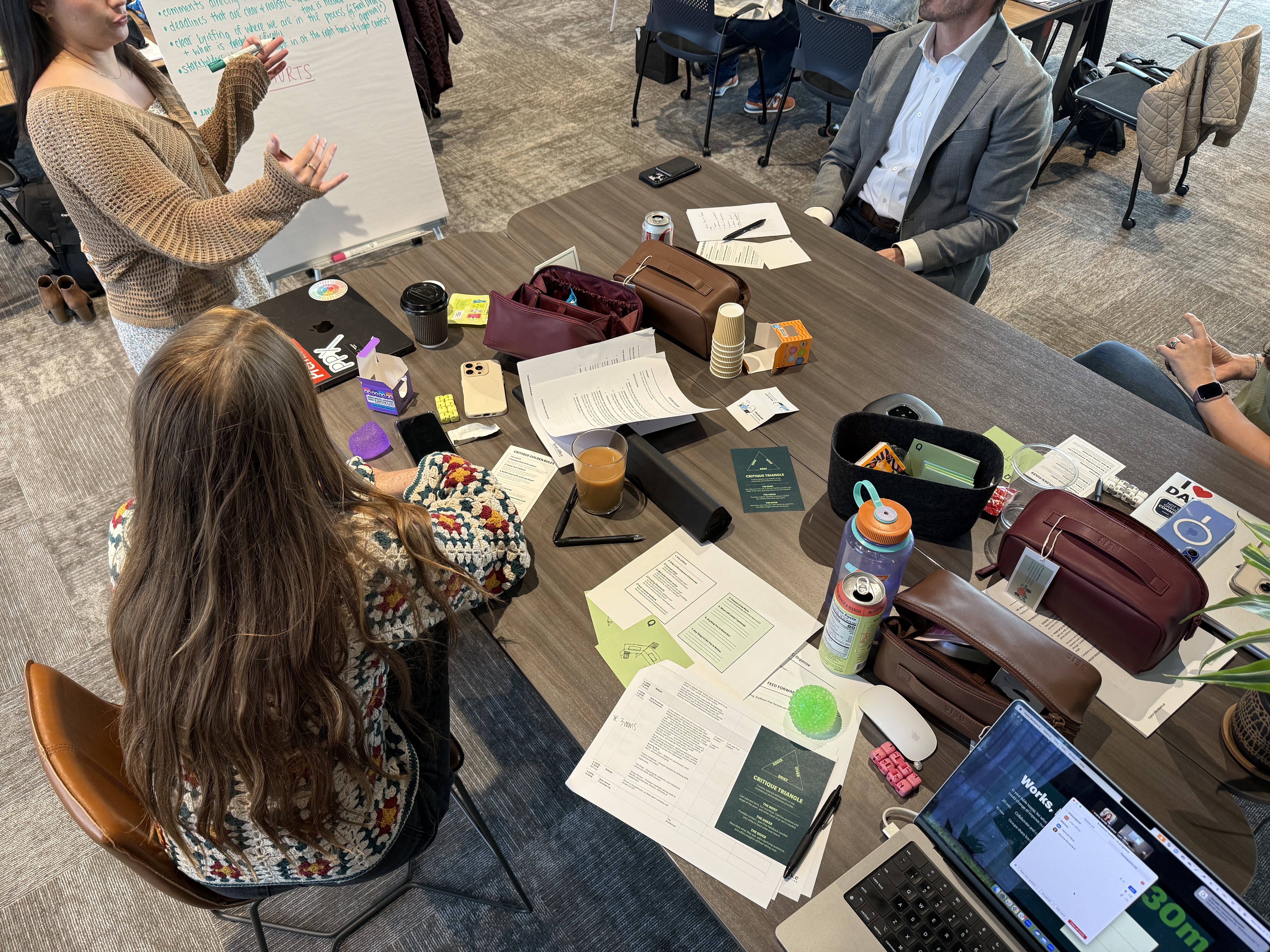 Team in workshop session